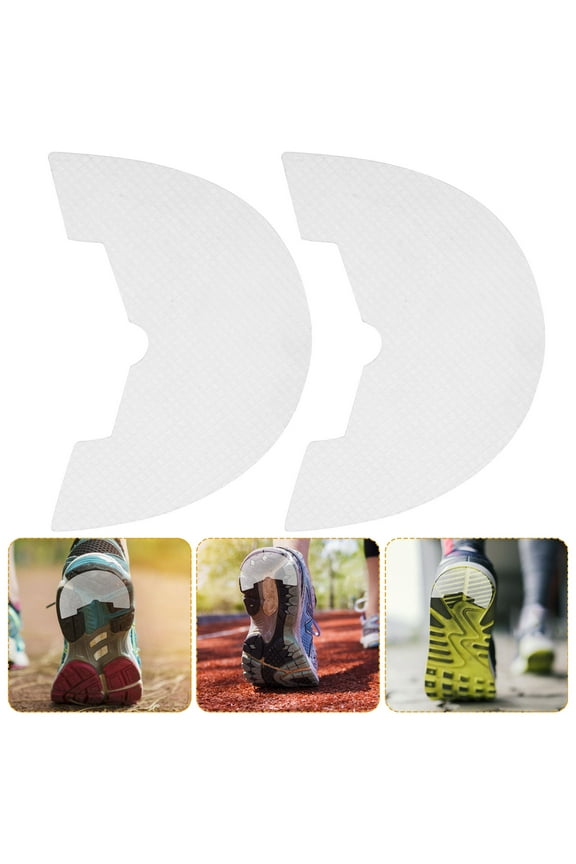 Hemoton 5 Pairs Shoe Heel Repair Kit for Shoes Boot Heel Replacement Rubber Pad