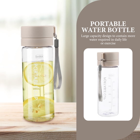 DECOMELODY Portable Water Jug Large Capacity Simple 1Pcs 7.9X2.7X2.7In