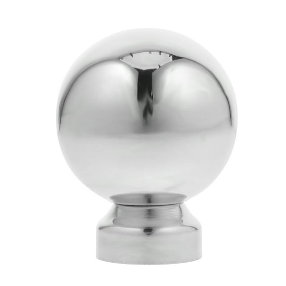 FRCOLOR  Hollow Fence Post Topper Railing Outdoor Guardrail Patio Silver