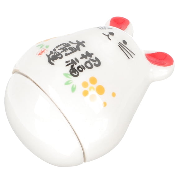 FRCOLOR Home Art Decor Mouse Ornament Ceramic Rat Figurine Creative Rat Adornment Home Decor