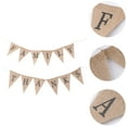 thumbnail image 1 of LABSERRON Bunting Banner Khaki Jute 1Pack 5.1 x 6.7in Flags 2M Length, 1 of 8