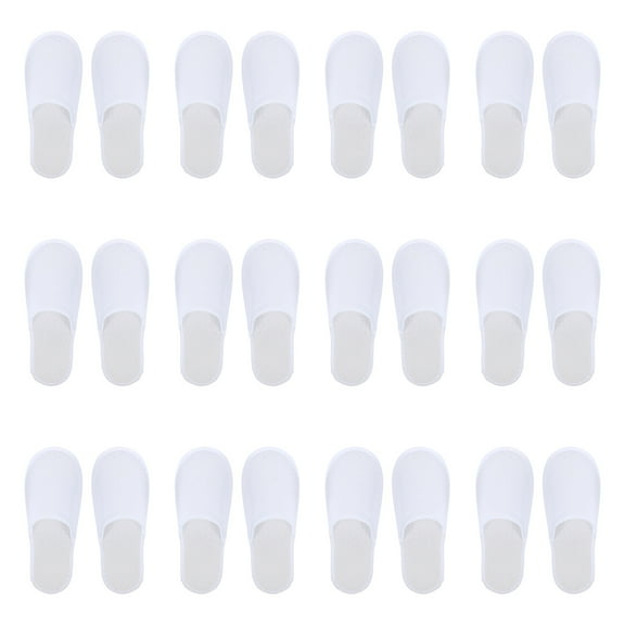 FRCOLOR Home Slippers Spa Slippers, Pairs Unisex Slippers Non Travel Slippers Closed Toe Hotel Slippers for Hotel Home Guest ,11.02"X4.02"X0.2"