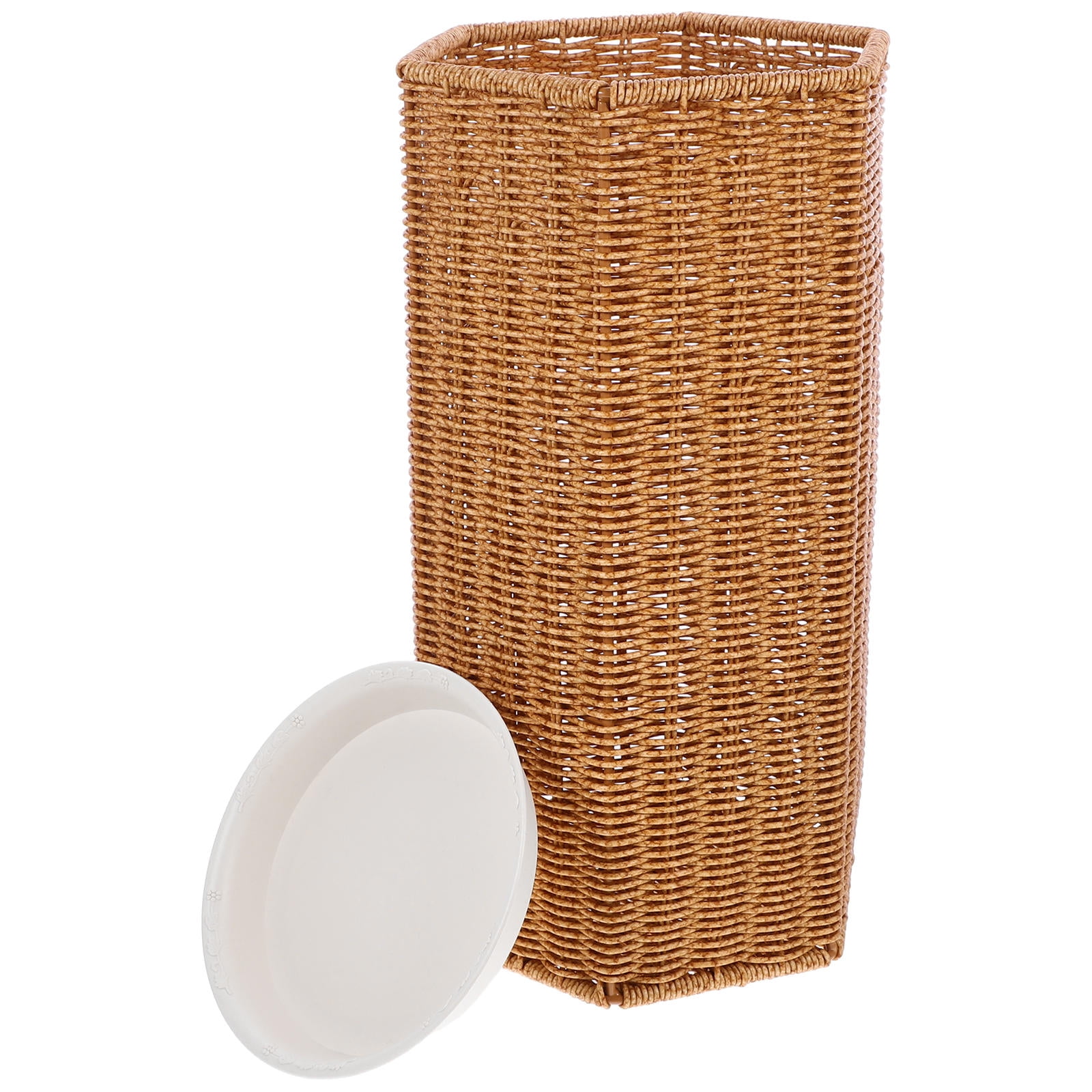 FRCOLOR Household Umbrella Bucket Woven Umbrella Stand Holder Modern Style Umbrella Storage Bucket