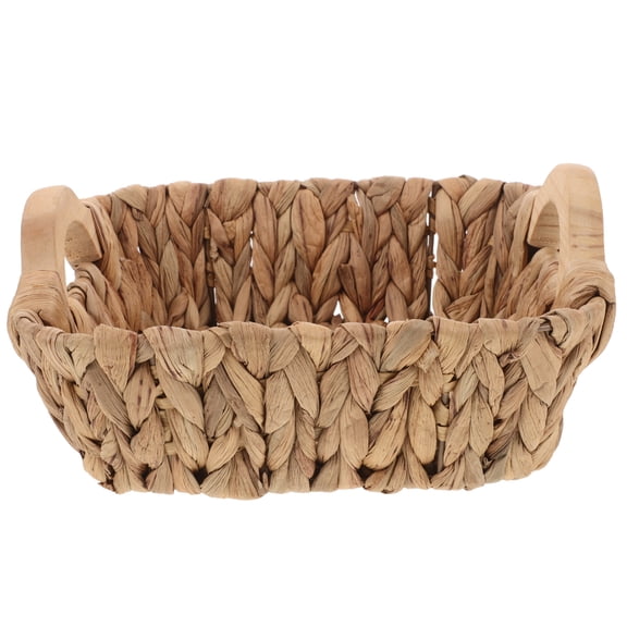FRCOLOR Hyacinth Storage Baskets Large Wicker Manual Dust Removal Brush The Wire Work Child Khaki
