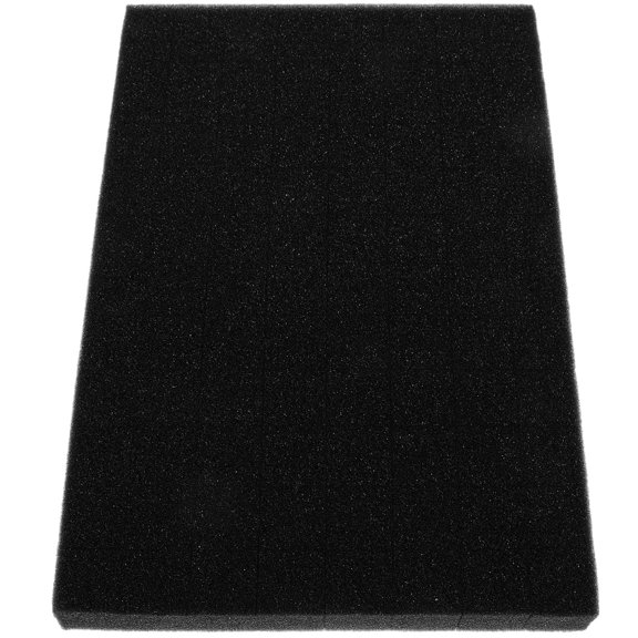 WASHWEPE Lightweight Hydroponic Sponge Black 1Pack 11.8x7.9x0.9in