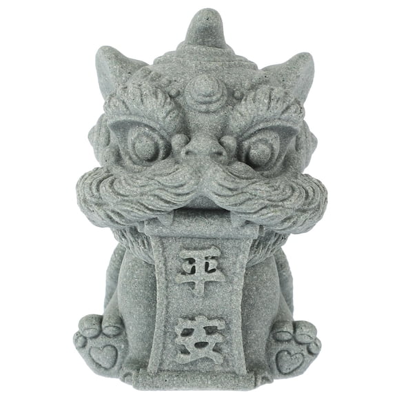 FRCOLOR Indoor Desktop Decor Lion Statue Ornament Little Animal Figurines