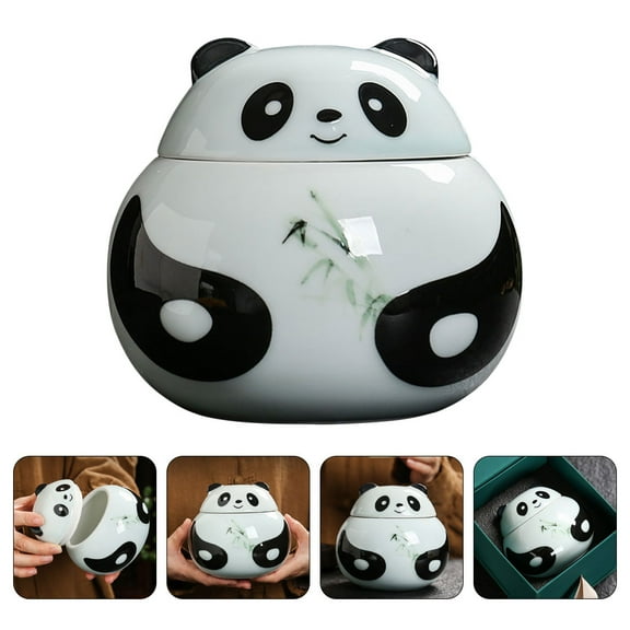 FRCOLOR Insulate Jar with Lid Ceramic Tea Pot Baby 13.70X13.70X12.40CM