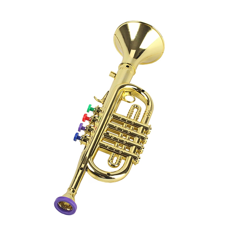 FRCOLOR Interesting Kids Trumpet Toy Children Musical Instrument Toy Party Supplies Favors Birthday Gift for Toddlers Teens Walmart