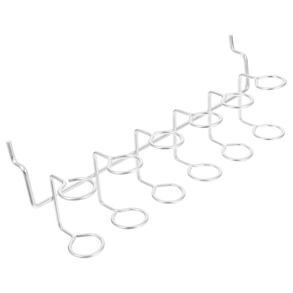 LABSERRON Decorative Wall Hook Iron Hooks Silver Tool Organization Tool Rooms 1 Set