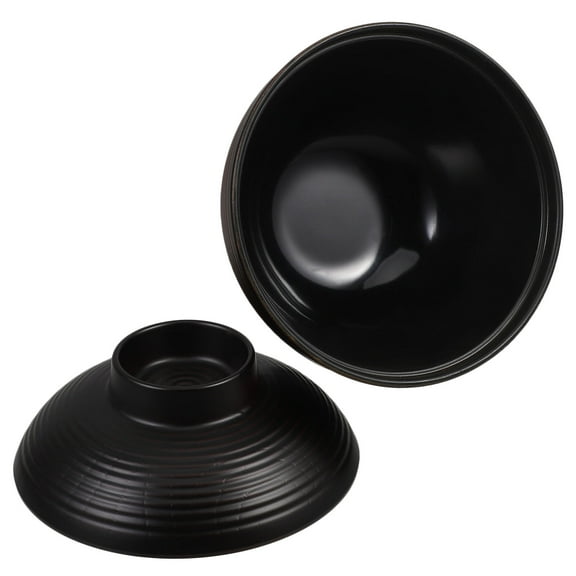 KAKOWELY Japanese Soup Bowls with Lid Round with Lid 1 Pcs