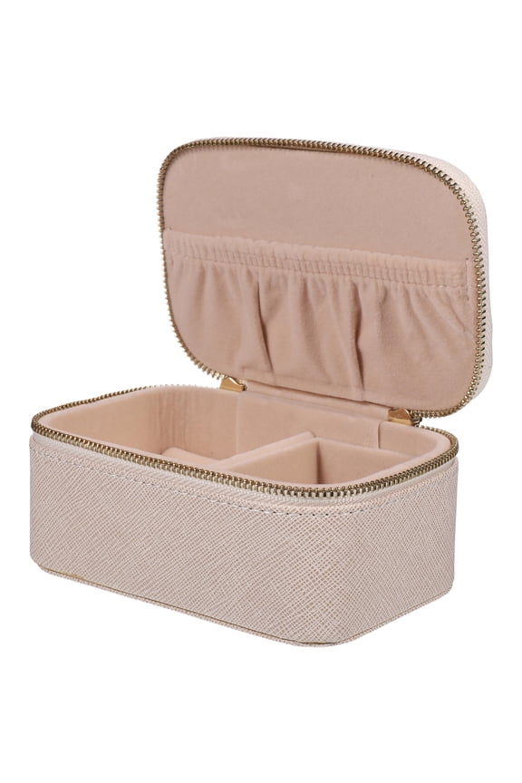 Jewelry Storage Box Travel 13.50X8.70X5.70CM Beige