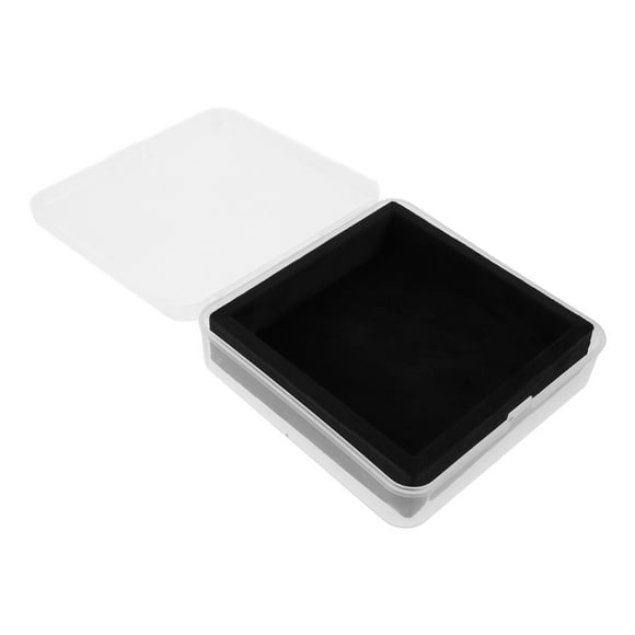 Jewelry Trays Velvet Earring Box Necklace Box Jewelry Display Case Pendant Trays For Earring Necklace Bracelet Ring Accessory Black