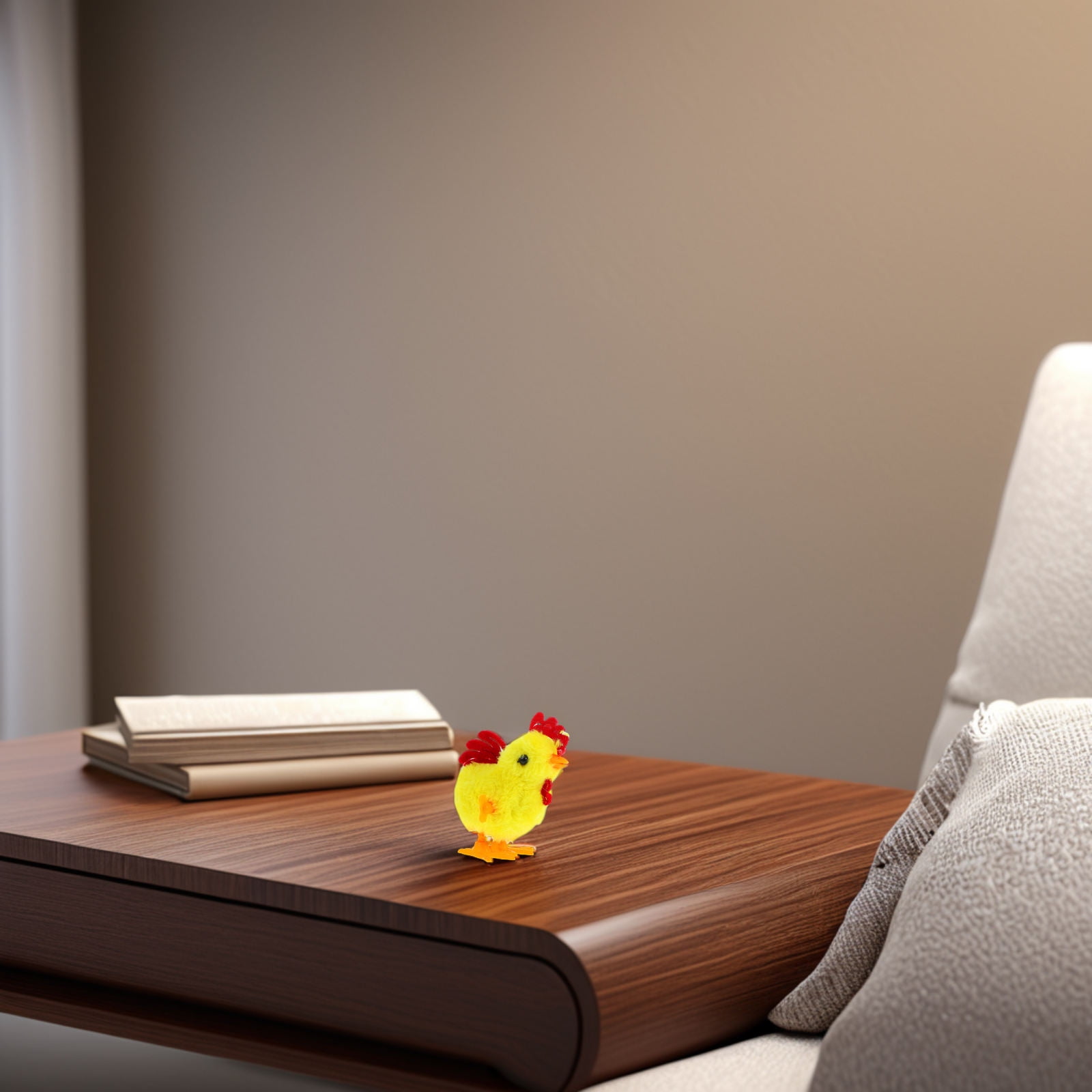 FRCOLOR Jumping Chicken Fluffy Wind up Toys Spinning Clockwork ...