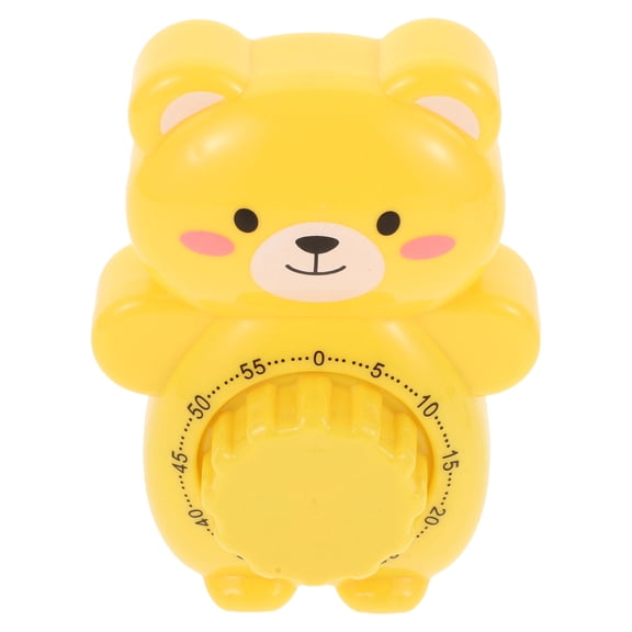 LABSERRON Portable Adorable Bear Timer, ABS, Mechanical, Easy Operation, Kitchen Decor
