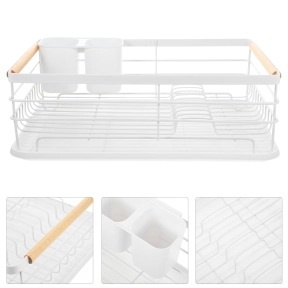 WASHWEPE Dish Drying Racks Iron Multipurpose 1Pack 17.3X12X5.5Inch