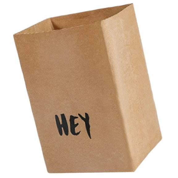 HORIALENCE Leak-Proof Paper Bag Chocolate 1Pack 3.93X3.93X5.89in