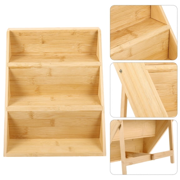 FRCOLOR Kitchen Storage Shelf 3-Tier Seasoning Organizer Condiment Bottle Rack Desktop Organizer