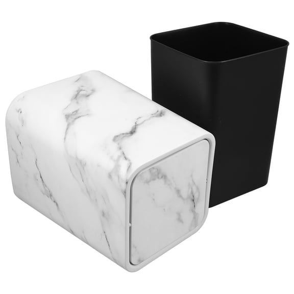 FRCOLOR Kitchen Trash Can Bedroom Trash Can Bedroom Garbage Can Modern Trash Can Kitchen Garbage Container Living Room Waste Basket