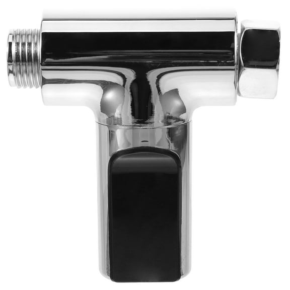 FRCOLOR LED Digital Shower Thermometer Battery Free Visible Accurate Real Time Water Temperature Monitor (Silver）,3.33"X1.5"X1.5"