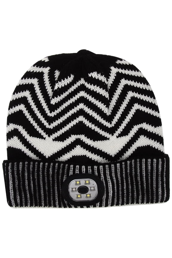 LED Hat Light Up Hat Flashlight Knitted LED Hat Flashlight Hat LED Headlamp Hat Supply