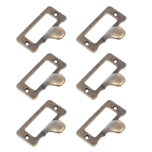 FRCOLOR Lanyard Frame Label Handle Medicine Cabinet Holders Drawer Frames Man