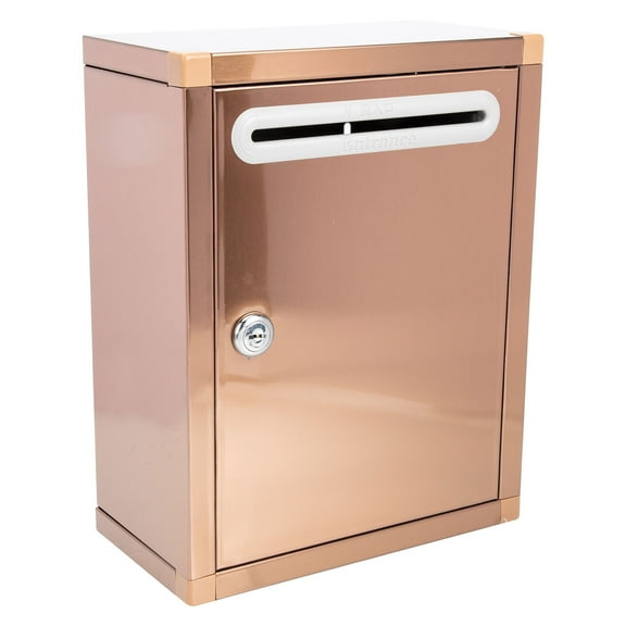 FRCOLOR  Large Mailbox Suggestion Case Mounted Letters Boxes Office Golden