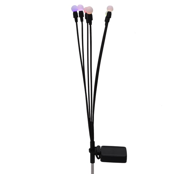 FRCOLOR  Lawn Light Solar Firefly Lights Fake Plants Outdoor Vase Simple