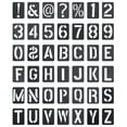 thumbnail image 1 of FRCOLOR  Letters Painting Templates Number Alphabet Stencils Small Black, 1 of 8