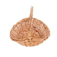 thumbnail image 1 of FRCOLOR Handmade Light Brown Woven Picnic Basket Portable for Camping and Storage, 1 of 8