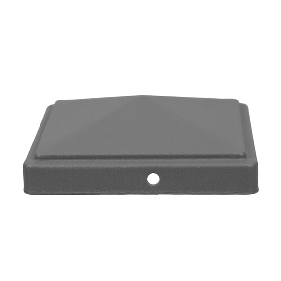 FRCOLOR Locks Caps Guardrail Cap Outdoor Fence Post Cover 10.50X10.50X3.00CM Dark Grey