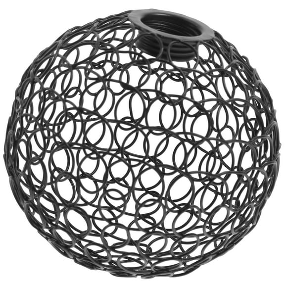 FRCOLOR MLINS Retro 1 Set Metal Bird Cage Lampshade Vintage Iron Wire Light Shade Industrial Wire Fixture Replacement Lamp Parts Hardware