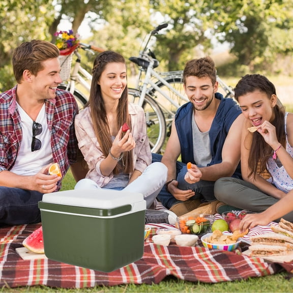 FRCOLOR MLINS Travel Cooler Portable Insulated Ice Retention Cooler for Camping Fishing Hunting BBQs and Outdoor Activities 6L