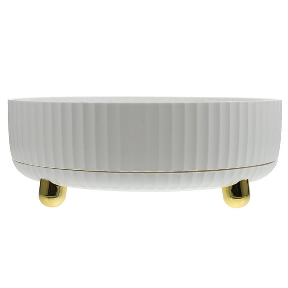 WRISTBIQUE Makeup Efficiency Improvement Cosmetics Storage Box White PP 1Pcs