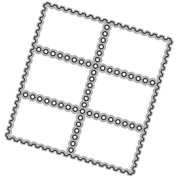 LABSERRON 1Set Reusable Metal Cutting Die for Scrapbooking and Card Decoration Crafts
