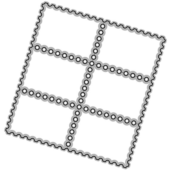 LABSERRON 1Set Reusable Metal Cutting Die for Scrapbooking and Card Decoration Crafts