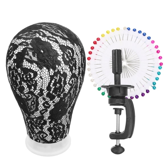 PAMINGONO Styling Mannequin Head Canvas Metal 1 Set 12x6.7in