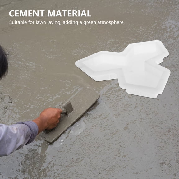 FRCOLOR Maple Leaf Road Brick Mold Patio 46.00X37.00X6.00CM White