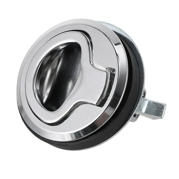 FRCOLOR Marine Flush Pulls Yacht Lift Handle Boat Lid Latches Lock Silver