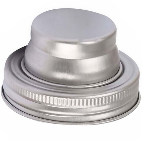 PAMINGONO 304 Stainless Steel Shaker Lid Silver 1Pcs 2.9In X 1.7In