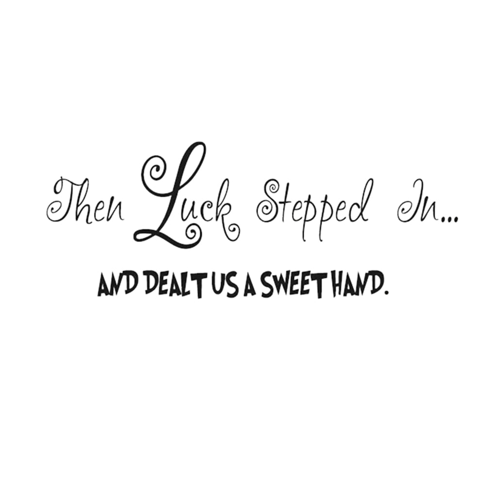 FRCOLOR Meaningful Sentences Wall Sticker English Words Wall Art Paste Sticker for Bedroom