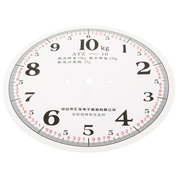 FRCOLOR Mechanical Platform Scale Replacement Part Paper Spring Scale 10KG Scale Paper