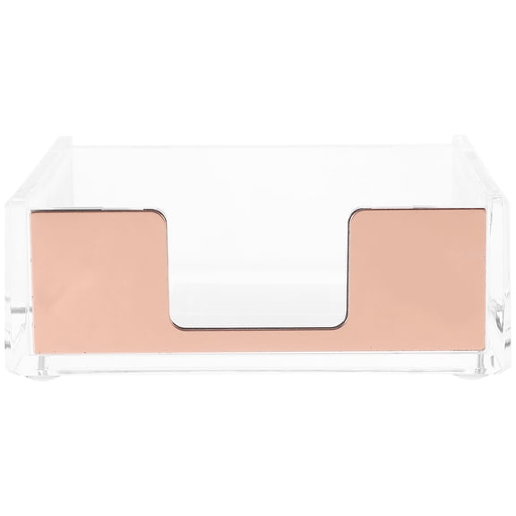 FRCOLOR Memo Pad Dispenser Case Clear Storage Organizer Shelves Shelf Office