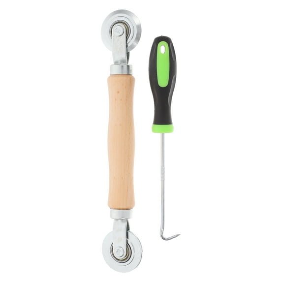 FRCOLOR Mesh Screen Tool 2pcs Screen Rolling Tool for Installing Door Window Screens ,8.98"X1.5"X1.06"