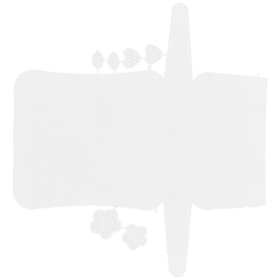 FRCOLOR Mesh Sheet Bag Making Plastic Sheet Diy Plastic Canvas Diy Embroidery Canvas Sheet