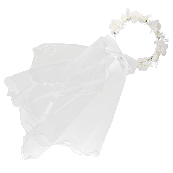 FRCOLOR Mesh Veil Headband 1920s Headpiece For Women Bridal Wedding Tea Party Fascinator Veil For Women