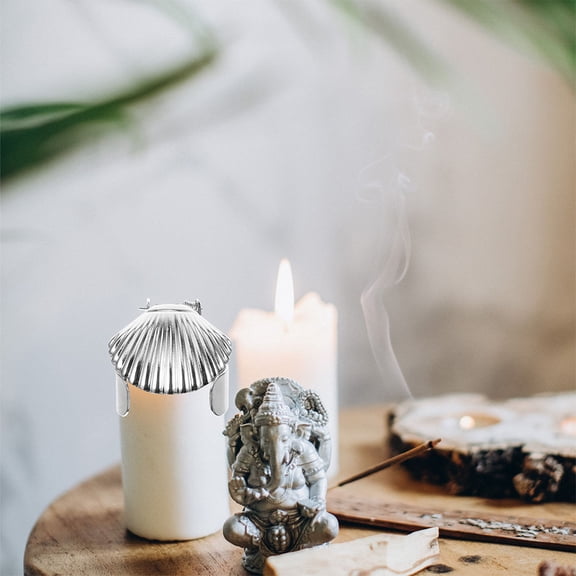 FRCOLOR Metal Candle Snuffer Extinguisher Candle Wick Snuffer Candle Extinguisher Candle Snuffer Candle Snuffer Candle Extinguisher Shell Shaped Candle Wick Snuffer