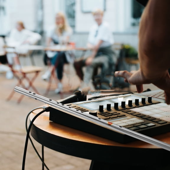 FRCOLOR Metal Chinese Flute Chinese Traditional Musical Instrument Dizi Flute Stainless Steel Flute Wind Instrument for All Skill Levels