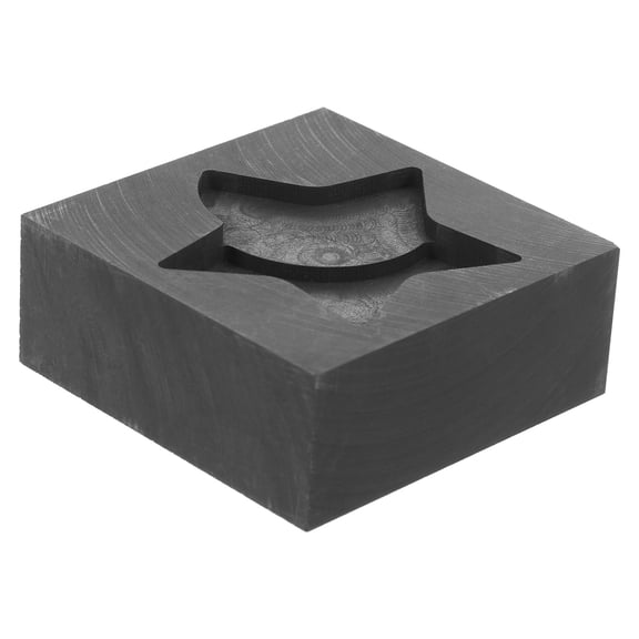 FRCOLOR  Metal Jewellery Casting Mould Graphite Molds Ingot Jewelry Making Black