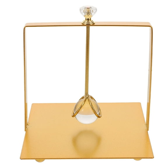 FRCOLOR  Metal Paper Towel Holder Table Square Napkin Holders Golden