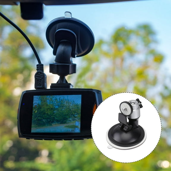 FRCOLOR Mini Camera Camcorder Suction-cup Style Car Dashboard Windshield Mount Tripod Holder Stand (Silver)